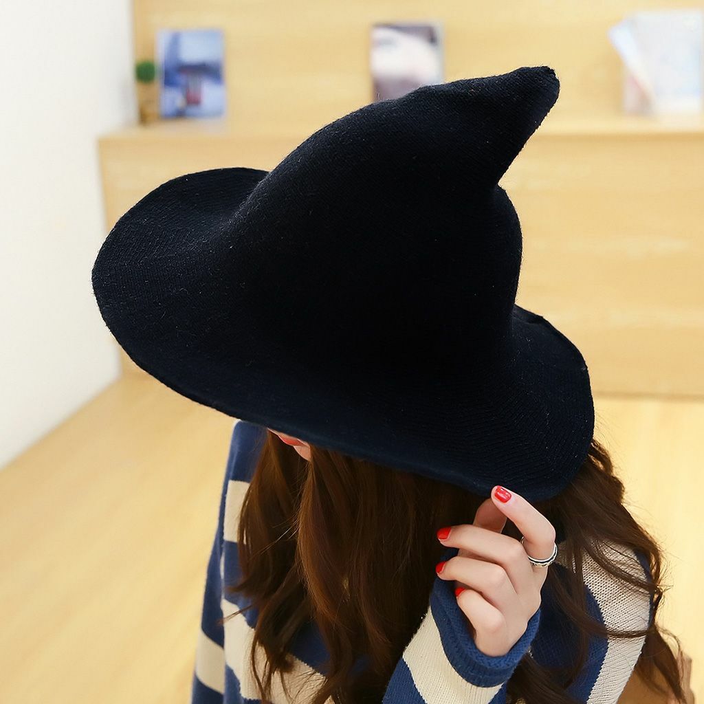 Halloween Witch Hat Made From High Quality Sheep Wool Modern Party Witch Hats US