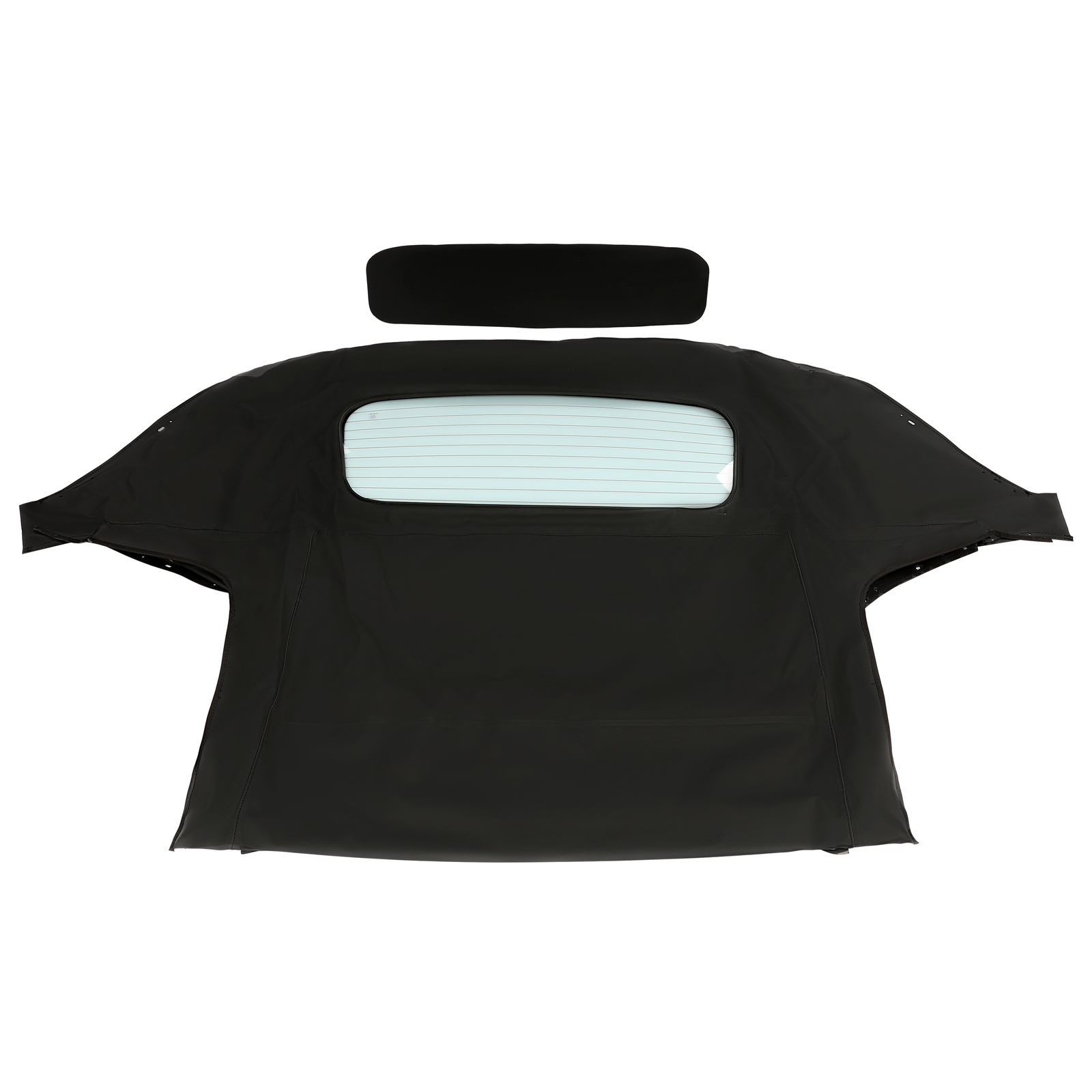 For 90-05 Mazda Miata Convertible Soft Top w/ Heated Glass Window Black Cabrio