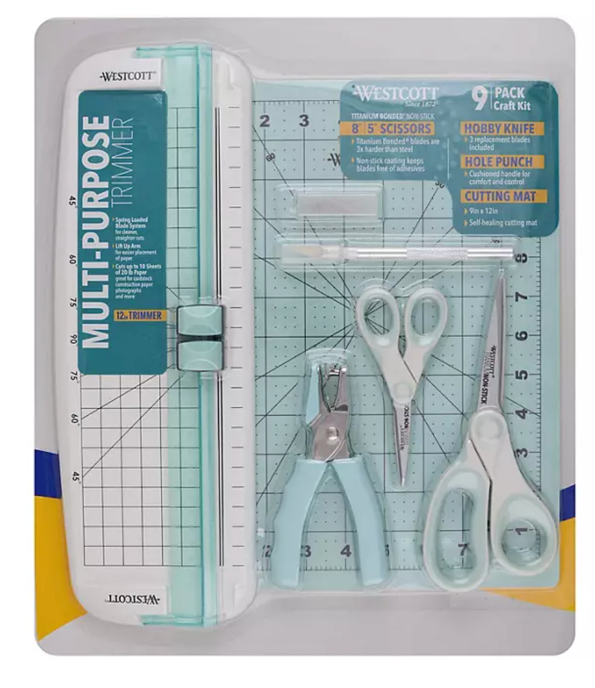 NEW! Westcott Crafting Set - 9 Pieces