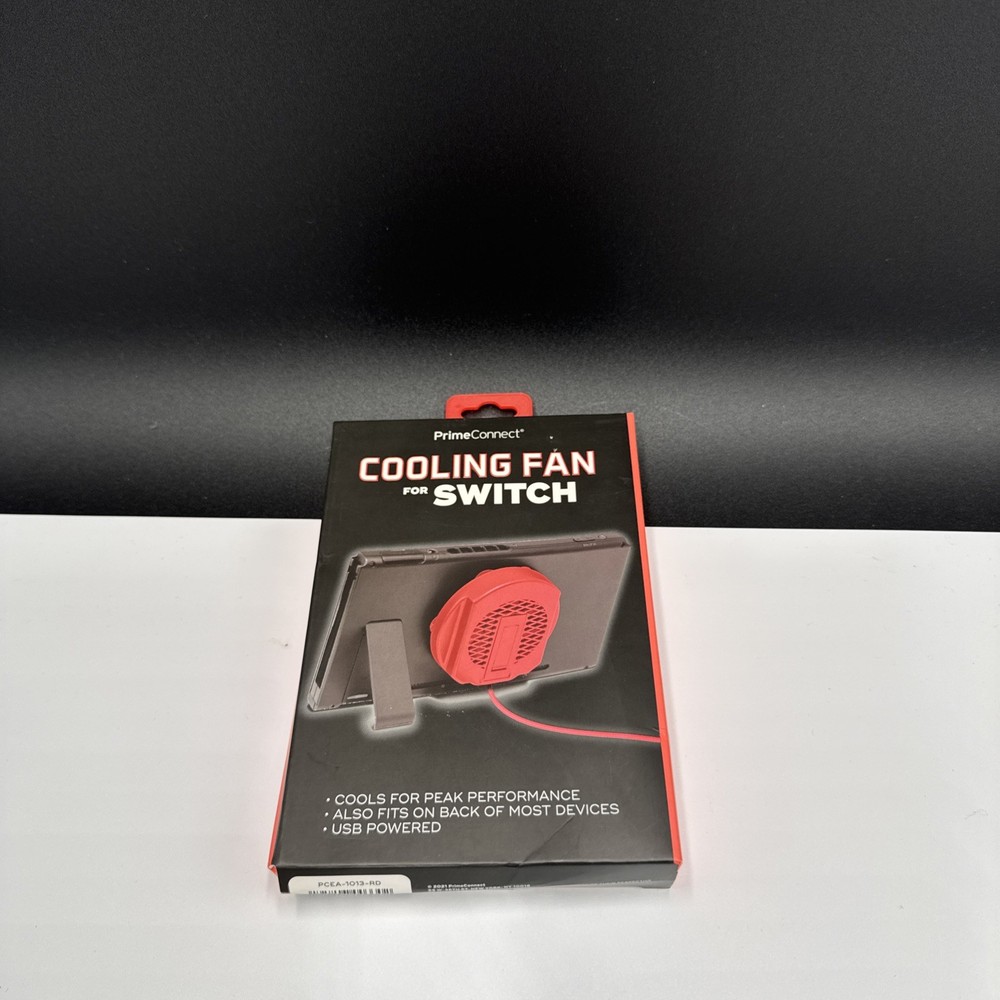 Prime Connect Cooling Fan For Nintendo Switch Orange E24