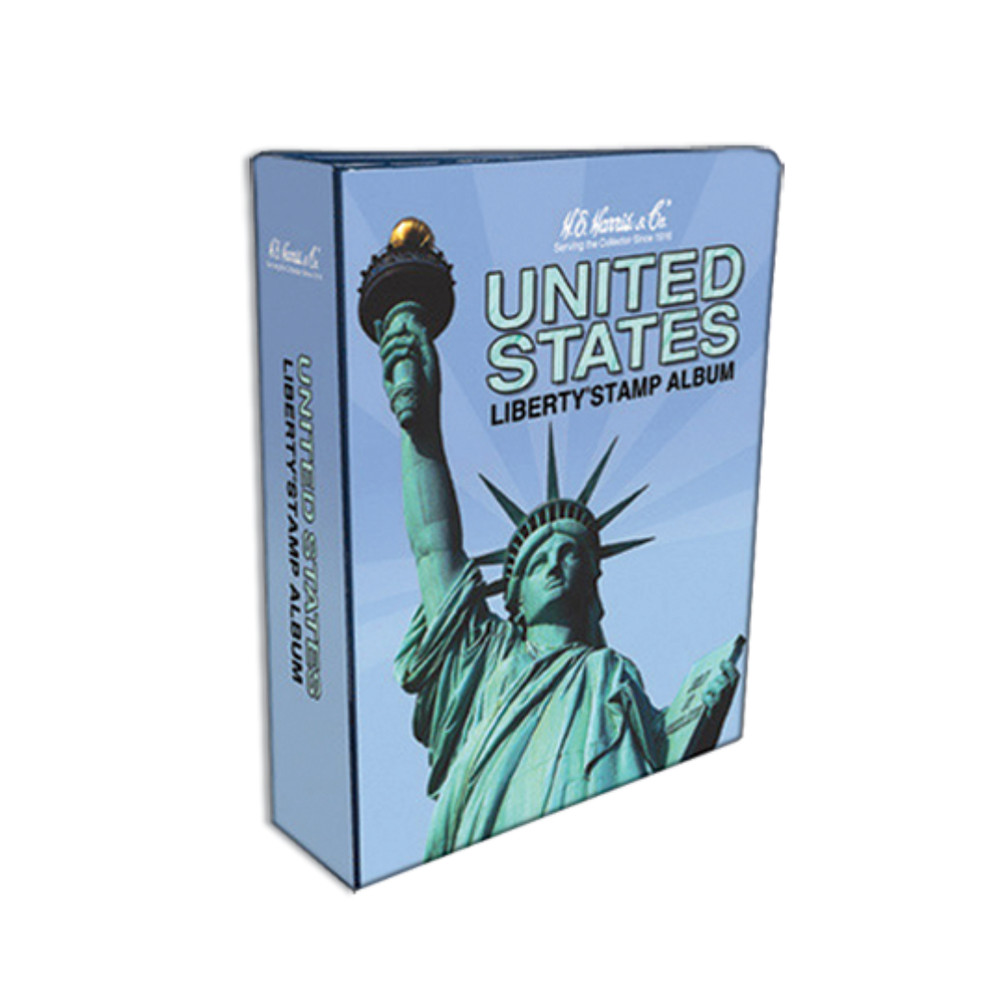 H.E. Harris Liberty Stamp Binder (Empty) - 2-Post US Album Housing