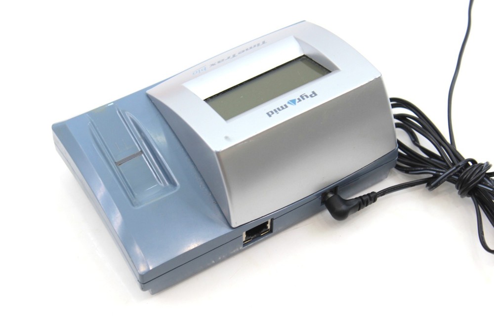 Pyramid Employee Time Trax Bio Recorder Fingerprint Reader Clock- 4 Systems Pack