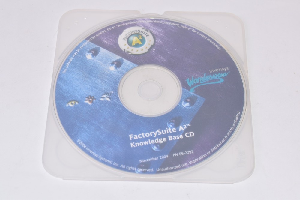 Invensys Wonderware FactorySuite A2 Knowledge Base CD