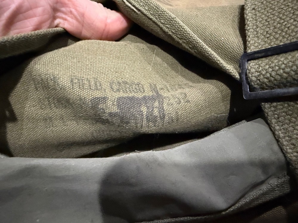 ORIGINAL POST WWII KOREAN WAR US ARMY M1945 COMBAT FIELD PACK & SUSPENDERS SET-