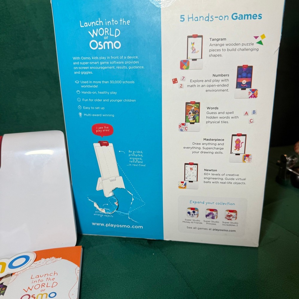 Osmo Genius Kit for Amazon Fire Tablets 5 Hands-On Learning Games