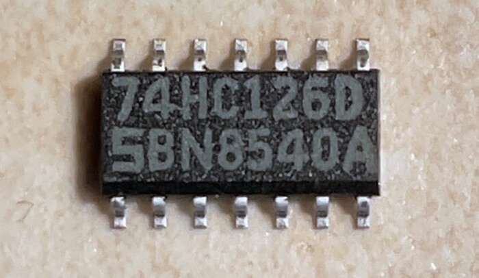 Signetics 74HC126D 74HC126 Quad Bus Buffer Gate - NOS