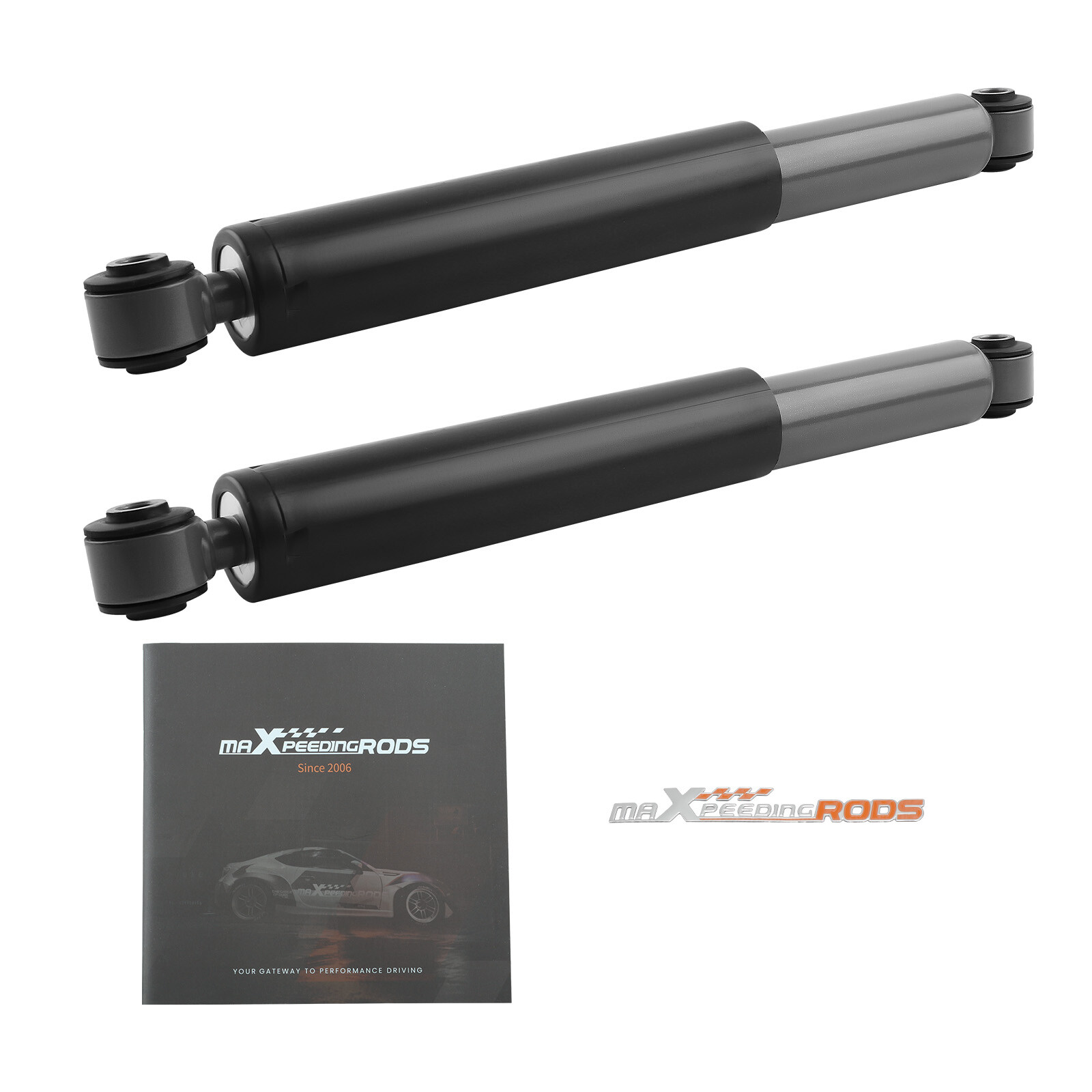 Pair Rear Lowering Shocks 5" - 7" Drop For Chevy Silverado/GMC Sierra 1999-2006