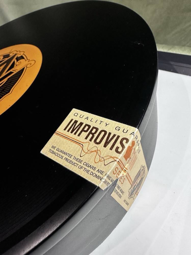 Record Album Cigar Box 2015 Classic Covers Empty Black