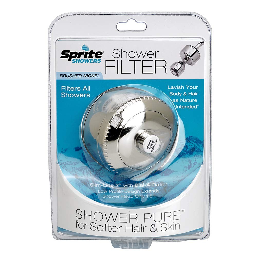 Filter Slim-Line2 Universal Brushed Nickel Sprite Shower SL2-BN
