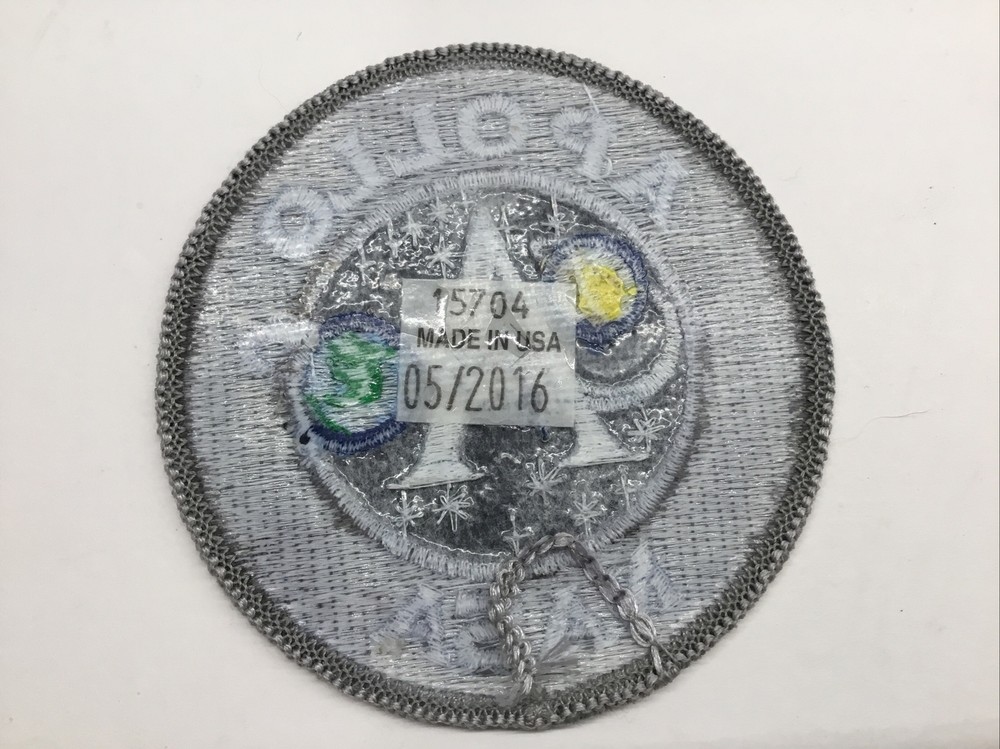 NASA Apollo Space Program Cloth Patch 3”, New
