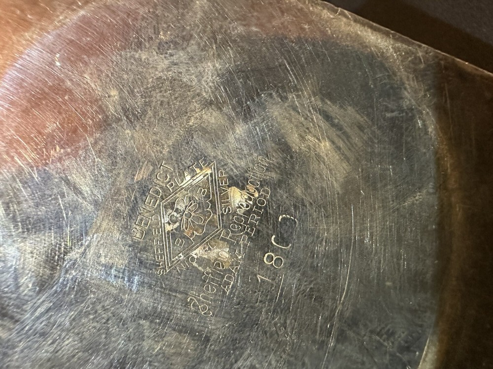 Benedict Sheffield Reproduction Nickel Silver Pitcher