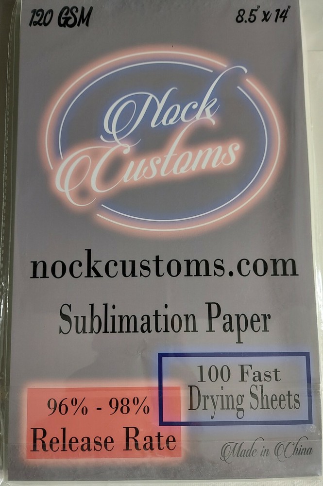 sublimation paper 8.5x14