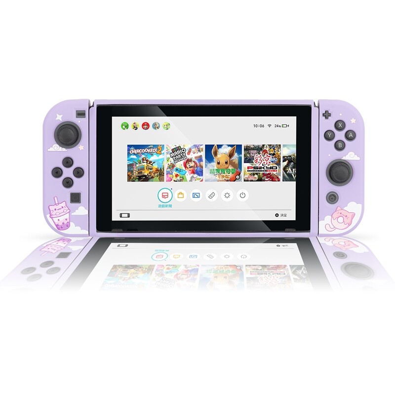 GeekShare Nintendo Switch Protective Case Slim Hard Shell Switch Soft Case Cover