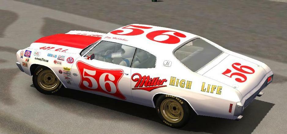 #56 Jim Hurtubise Miller Chevelle 1/24th scale Waterslide Nascar Decals