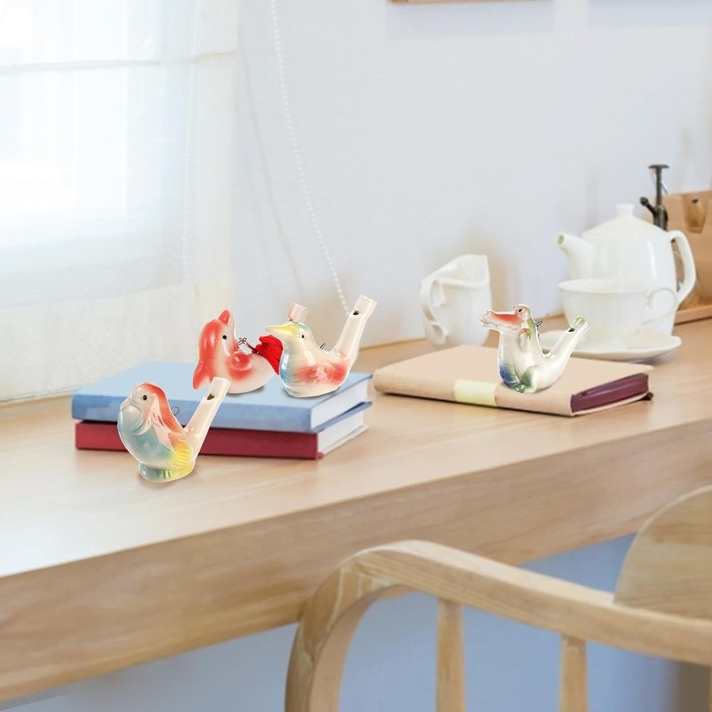 Multicolor Bird Whistles Set - Imaginative Play