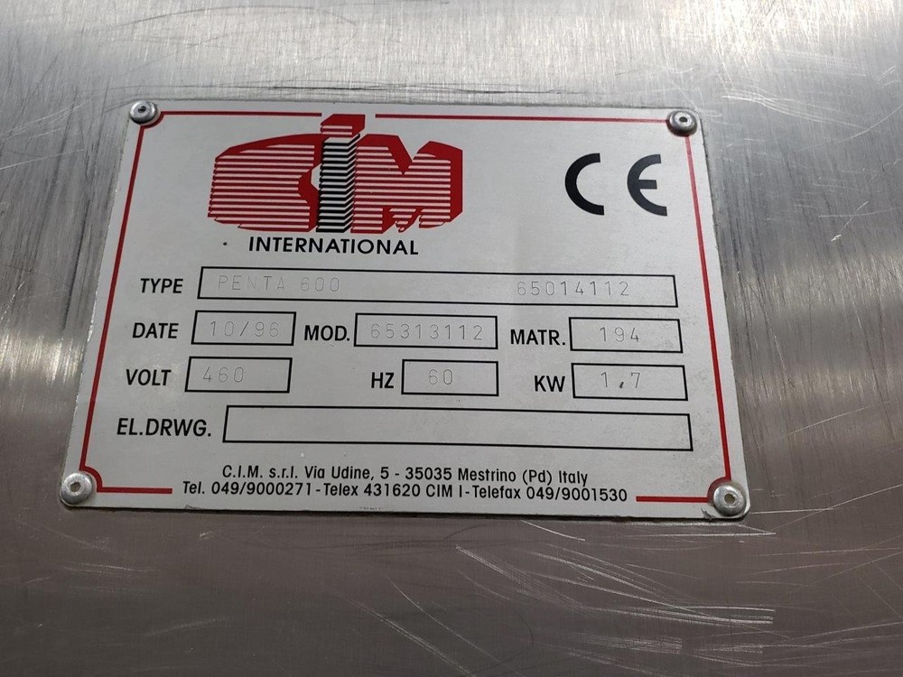 CIM Penta 600 Lapper with Dusters