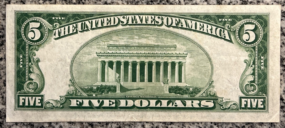 $5 1934-A Silver Certificate Blue Seal UNCIRCULATED!!!