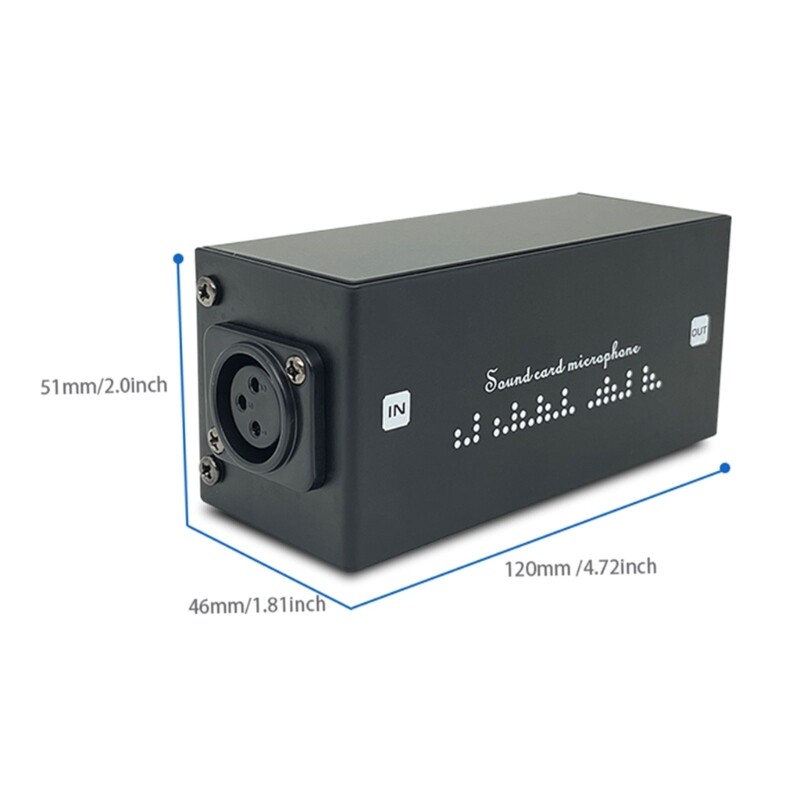 Clean Amplifiers, Microphone Preamplifier Perfect for Studio Podcasting