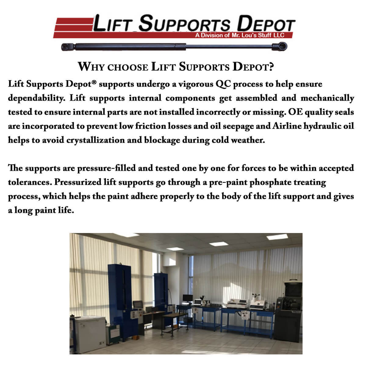 Qty 2 Replaces Cub Cadet / MTD 727-3194 7273194 Gas Spring 8452VF