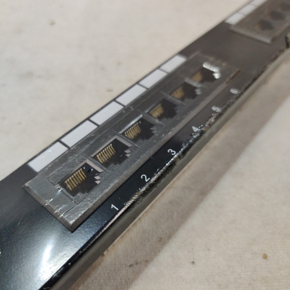 New - Cable Matters 12 Port Patch Panel and Brush Plate