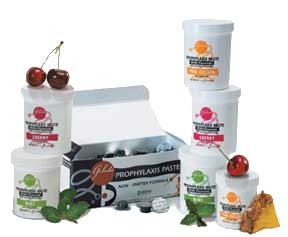 Gelato Prophy Paste - Medium grit, Cherry. Non-Splatter 1.23% APF Prophy Paste