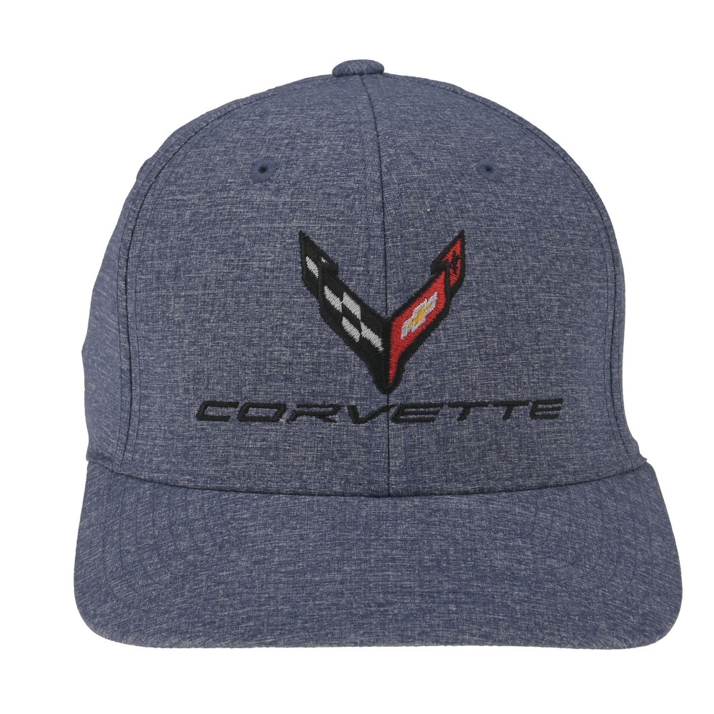 2020-2026 C8 Corvette Heather Black Flex Fit Performance Snapback Hat