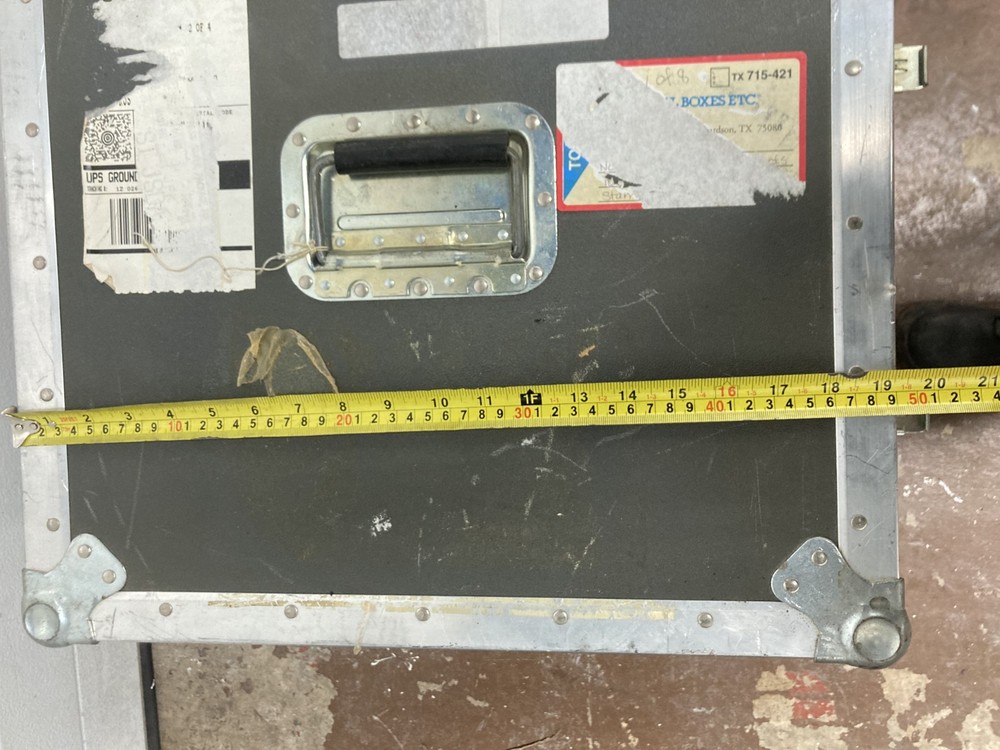 MPO Large Black Durable Flight & Road Style Trunk Case