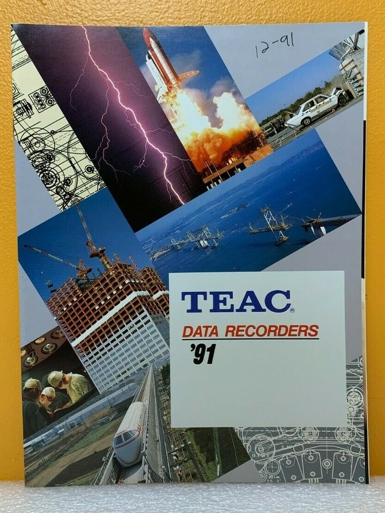 Teac '91 Data Recorders Catalog.