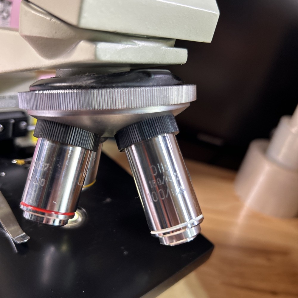 Cambridge Instruments Monocular Compound Microscope WF10X 4X/10X/40X Objectives