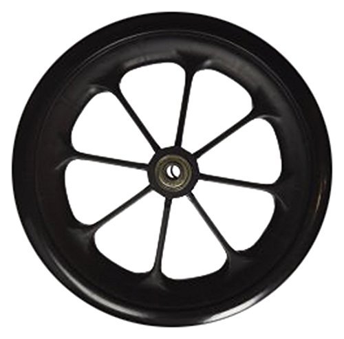 Wheel Replacement For Wheelchairs, 8 inch by 1 inch Black
