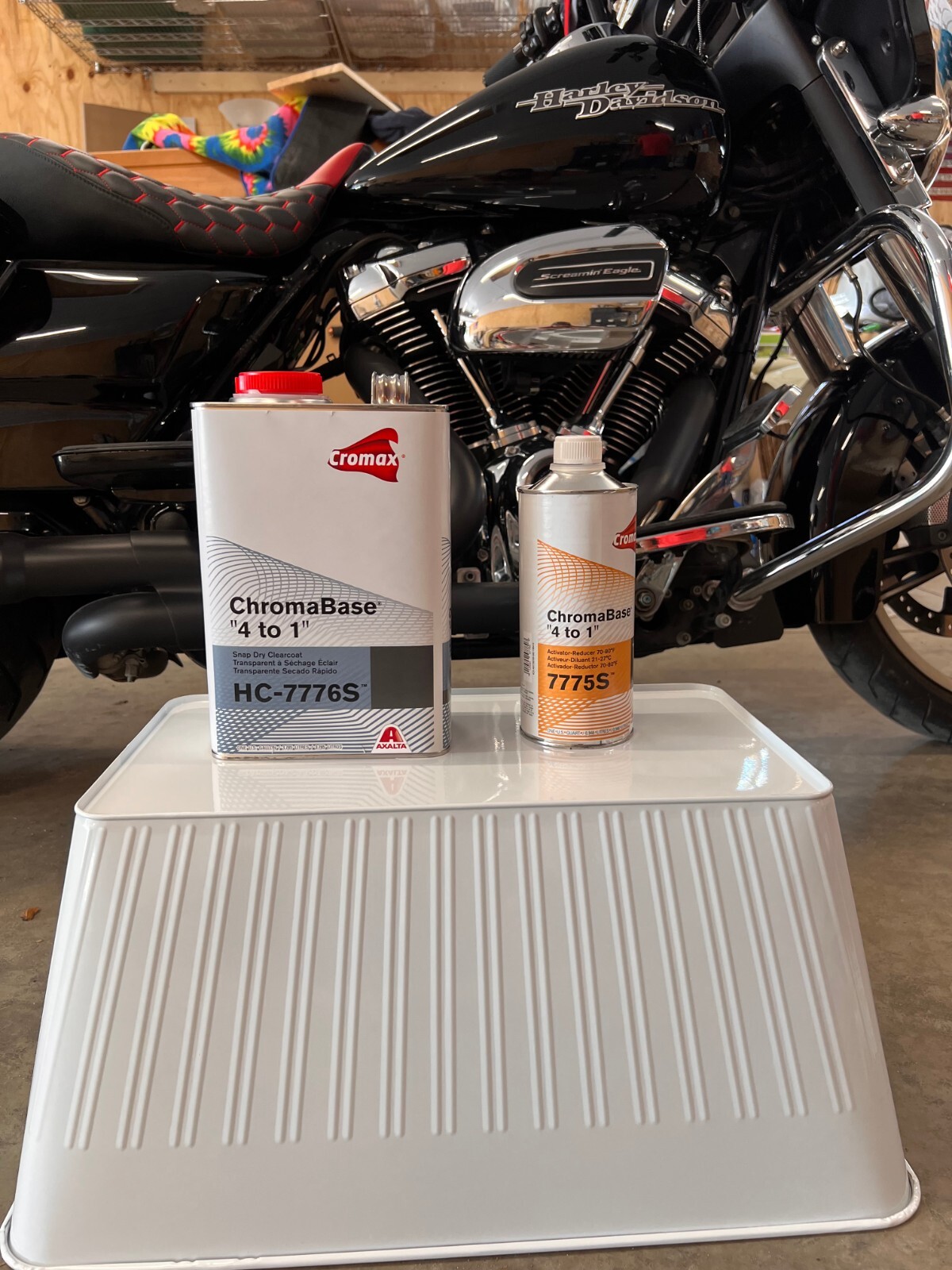 Cromax ChromaBase 4 to 1 HC-7776S Snap Dry Clear Kit Recommend 70-80 degrees