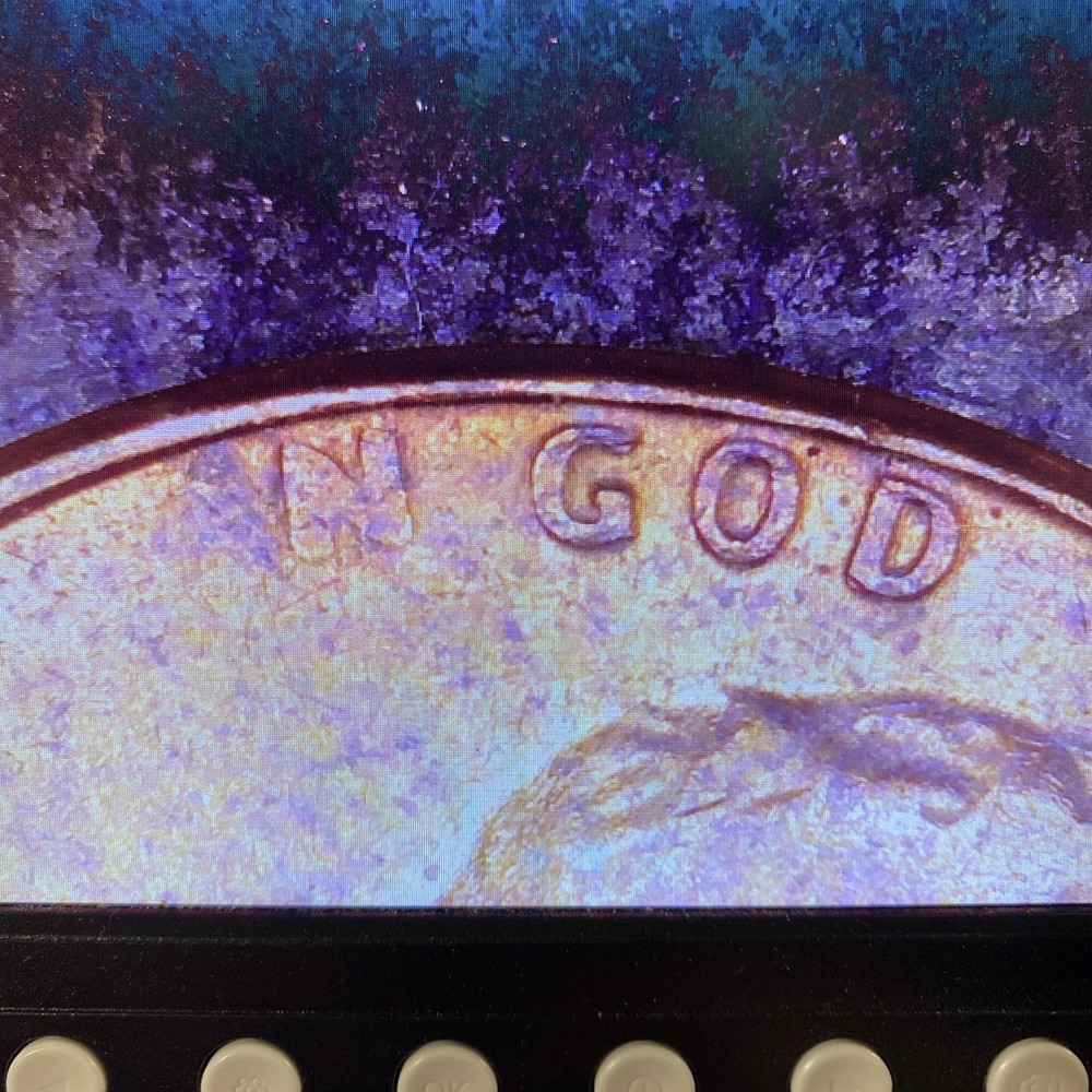 🔥1982 Penny-Large Date-Copper With Grease Errors Obverse🔥