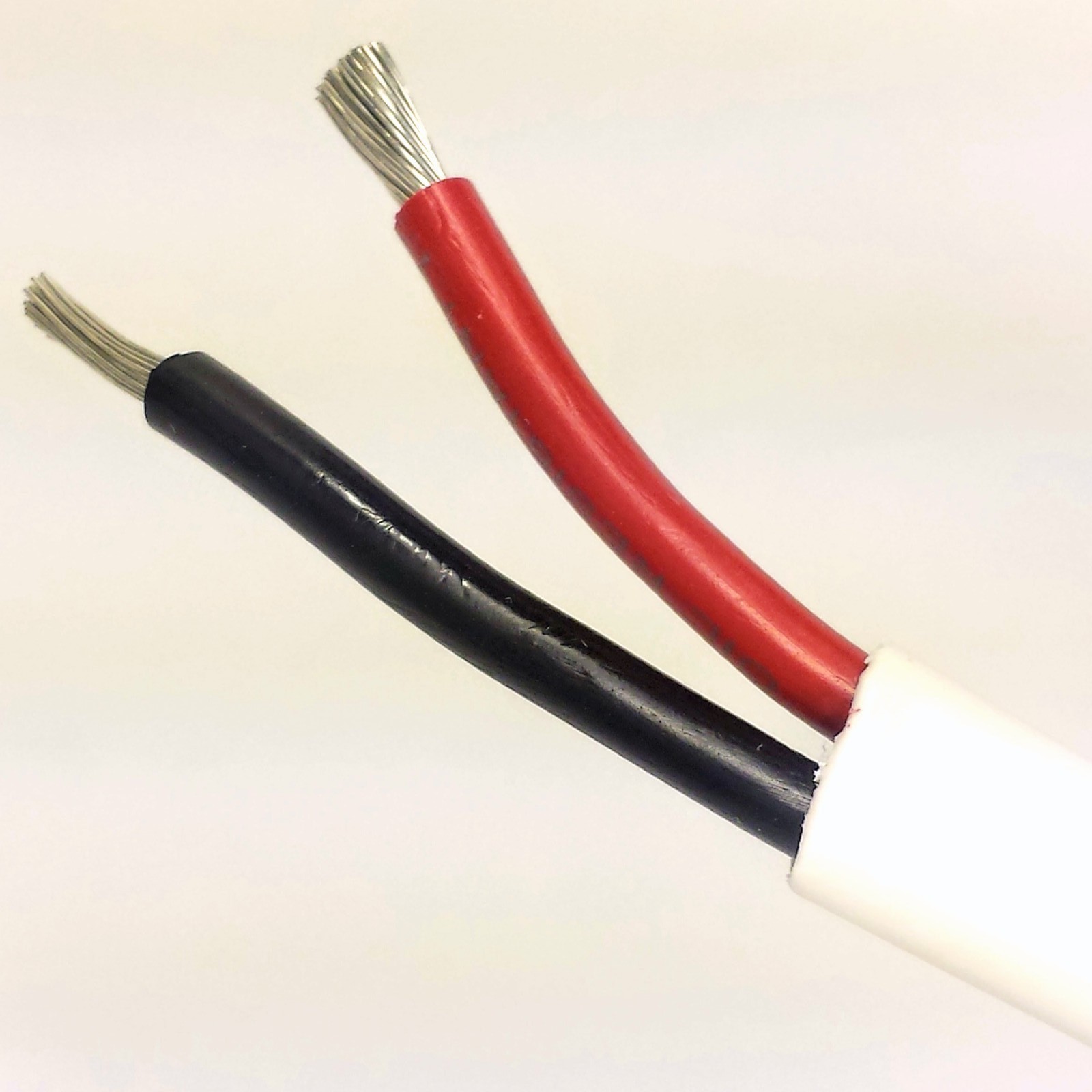16/2 AWG Marine Grade Wire Boat Cable, Tinned Copper Black/Red