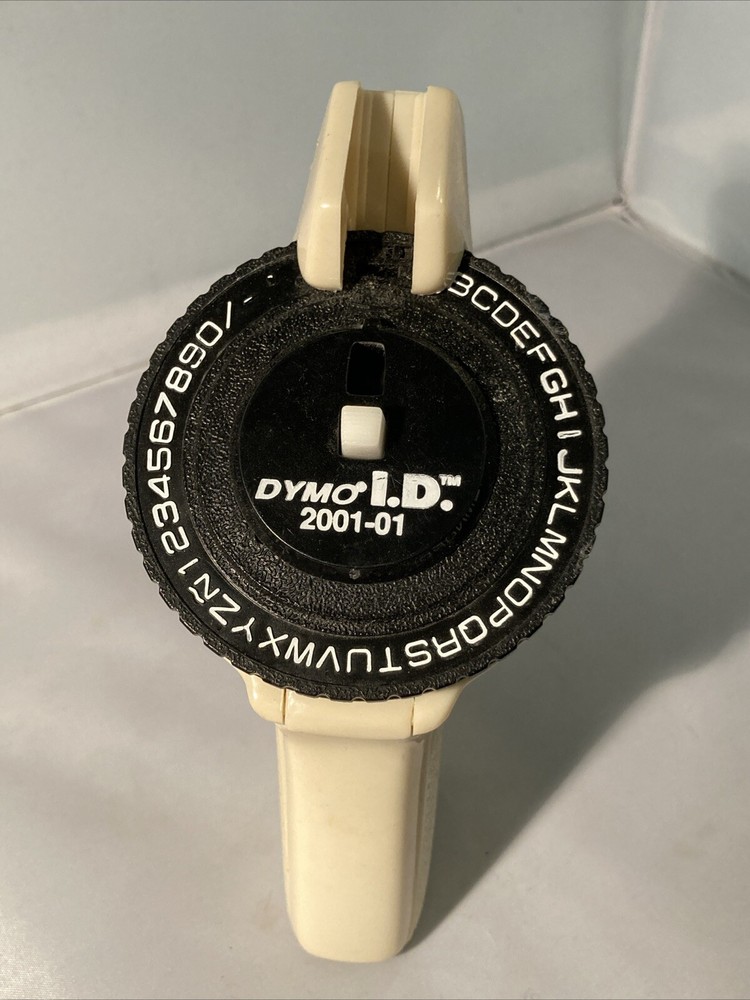 Dymo I.D. 2001-01 Handheld Label Maker Vintage- Works