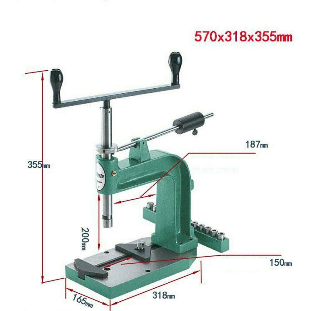 Manual Tapping Machine Desktop Hand Tapper Tapping Clamp Imperial Thread G8748--