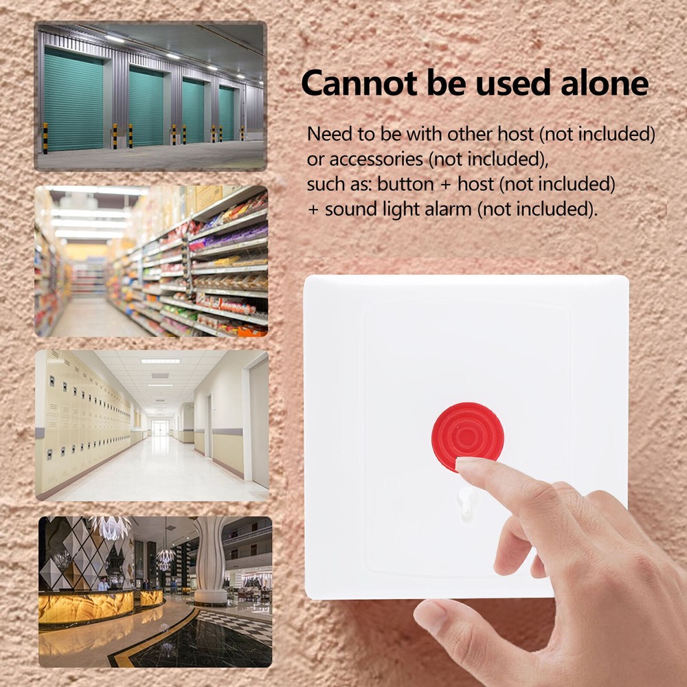 Wired Emergency Panic Alarm Button Intelligent Door Access Property Switch