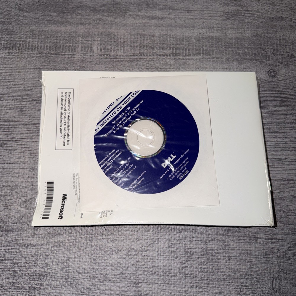 2002 MICROSOFT WINDOWS XP PROFESSIONAL SOFTWARE NOS SEALED