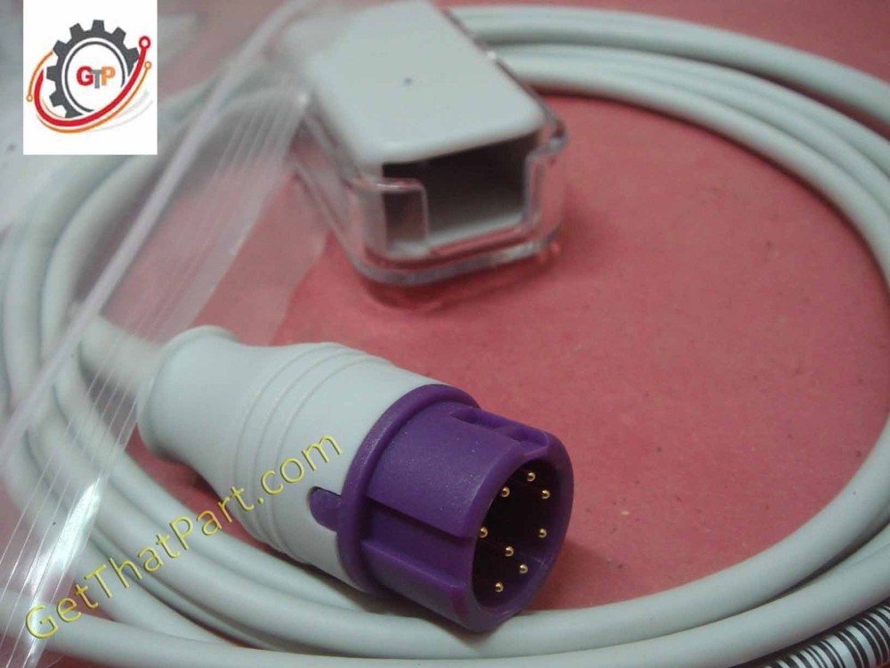 Mindray Datascope Compatible Reusable SpO2 Adapter Cable Oem New Pkg