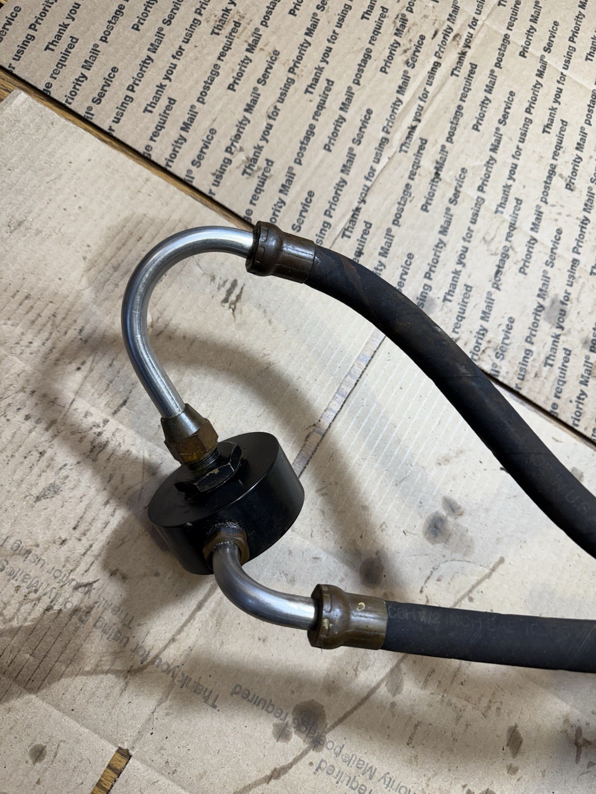 Mercruiser V6 4.3 engine oil filter remote system