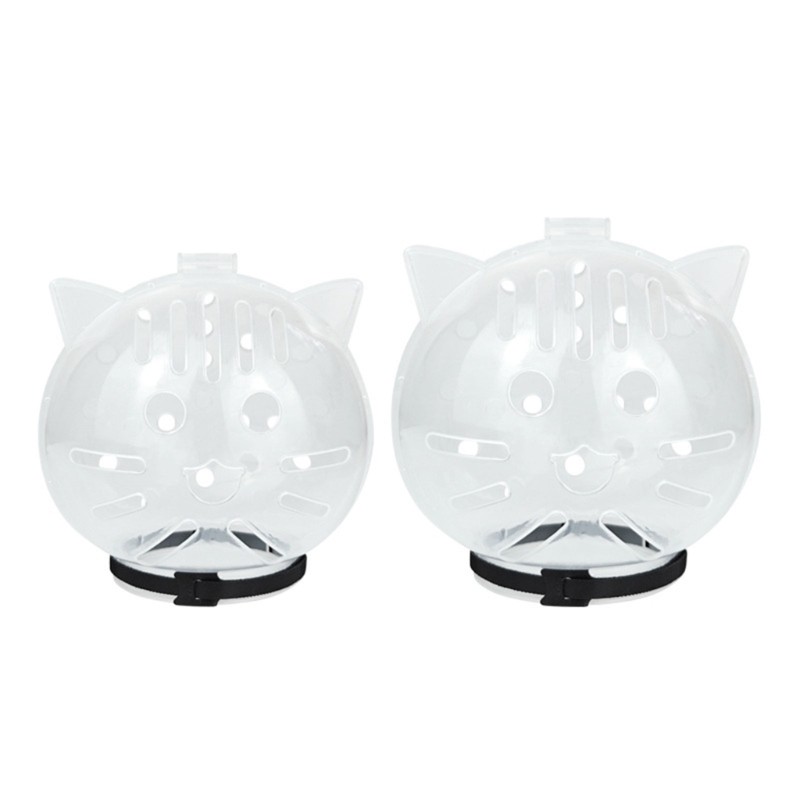 Cats Space Helmets Protective Head Cover Cats Bubble Muzzle For Grooming Bathing