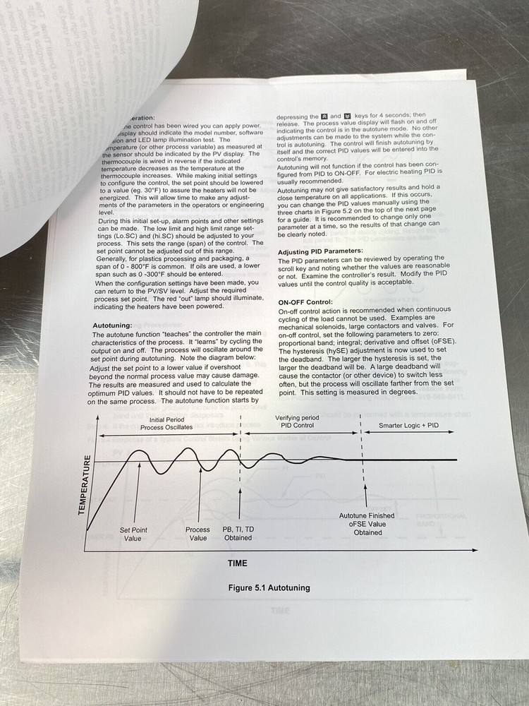 Ogden Etr-9200 Automatic Tuning Smarter Logic Comtroller - Users Manual / Book