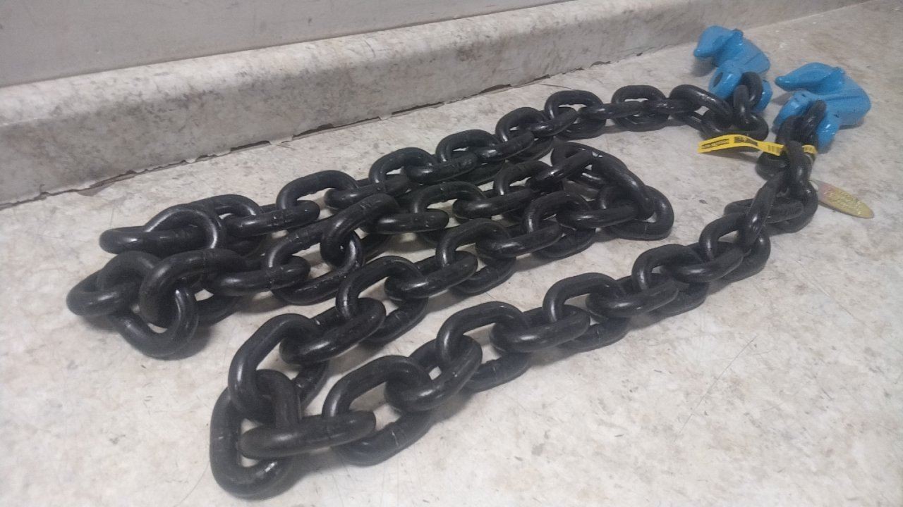 B/A Products Co. G10-5810SGG 5/8 In Overall Hook Size 10 Ft L Recovery Chain