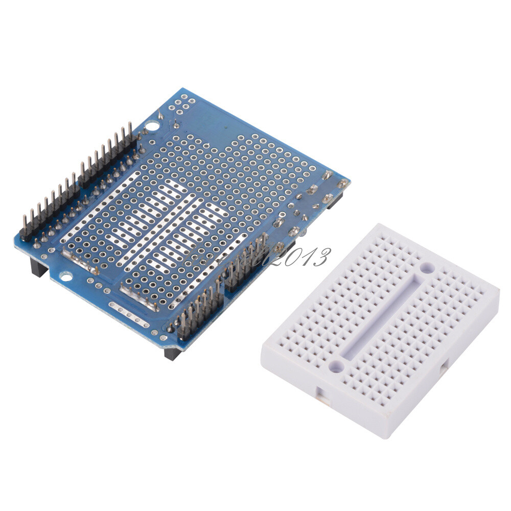 Atmega328P R3 Prototype Shield ProtoShield + Mini Breadboard For Arduino
