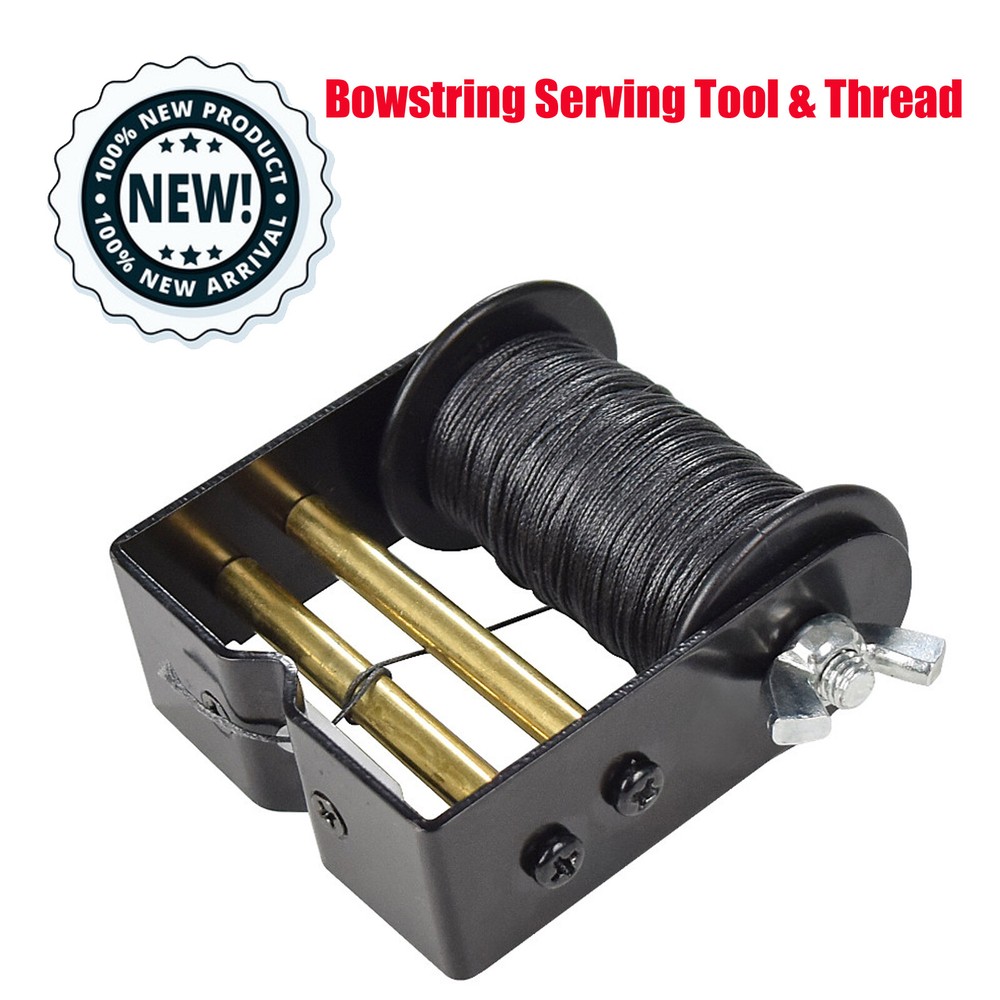 Bowstring Serving Tool&Thread 0.018" Thick For Various Bow Protecting Bow String