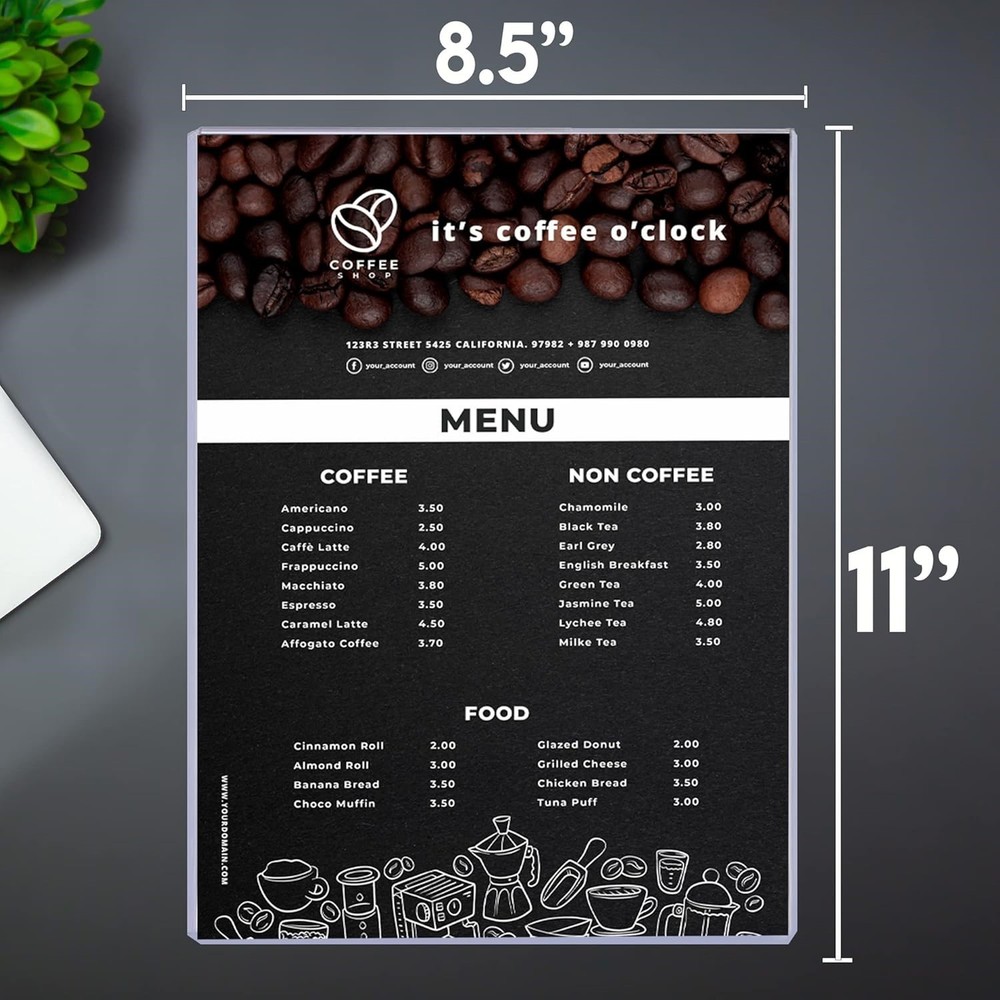 30 Count 8.5" x 11" Clear Hard Rigid Plastic Top Loader Protector Sleeve Holders