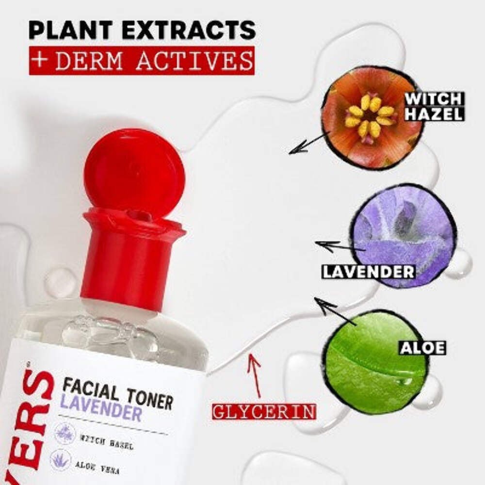 Thayers Remedies Witch Hazel Alcohol Free Lavender Facial Toner 12 fl oz - New