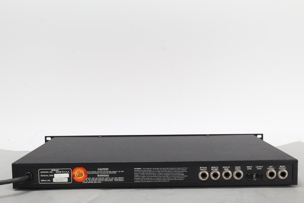 Lexicon PCM60 Digital Reverberator