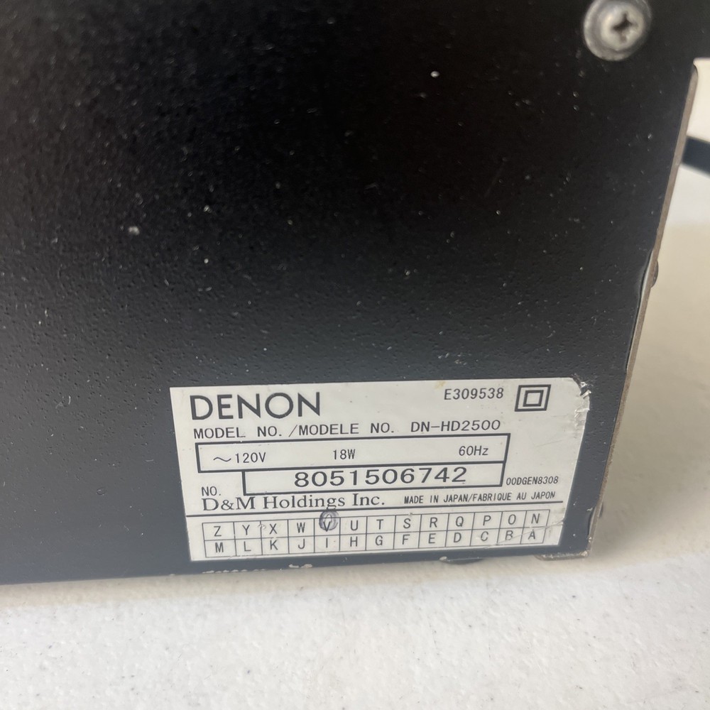 Denon DN-HD2500 Professional Media Player & Controller Dual Deck DJ Controller