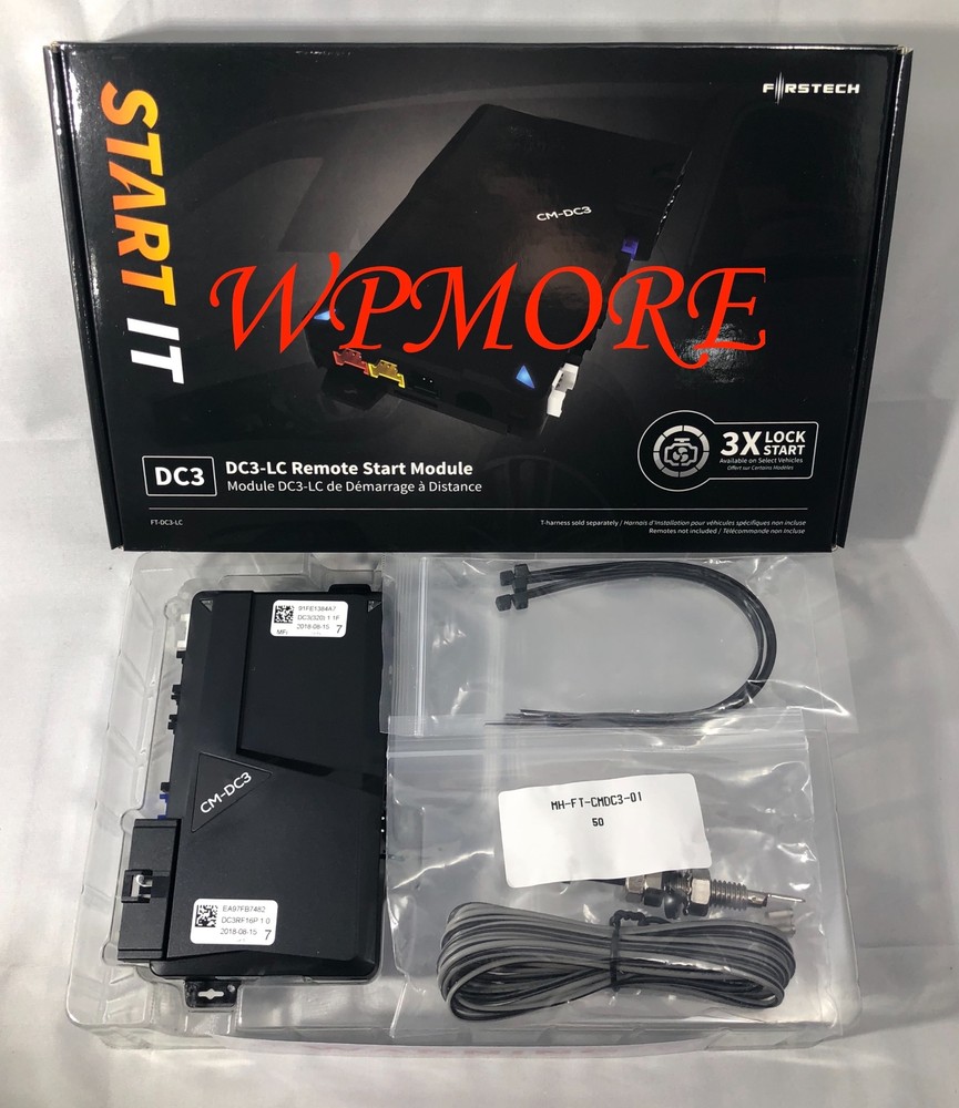 Firstech FT DC3 LC Remote Start 3X LOCK Select Chrysler TipStart Models 2008 UP