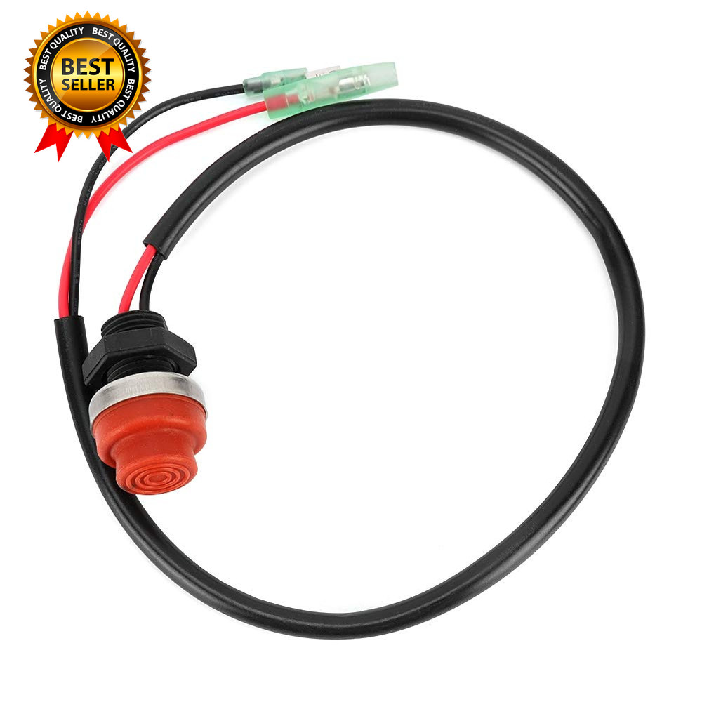 For 1989 Outboard Start Button Boat Button Switch Start Stop Switch Keyless Push
